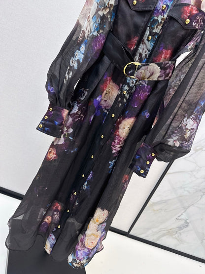 Zimm 25fw print dress