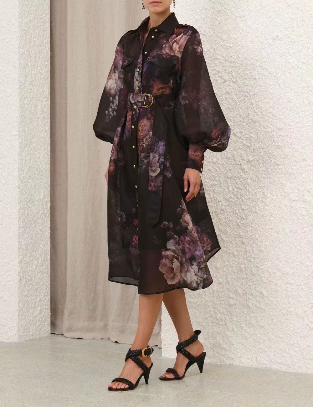 Zimm 25fw print dress