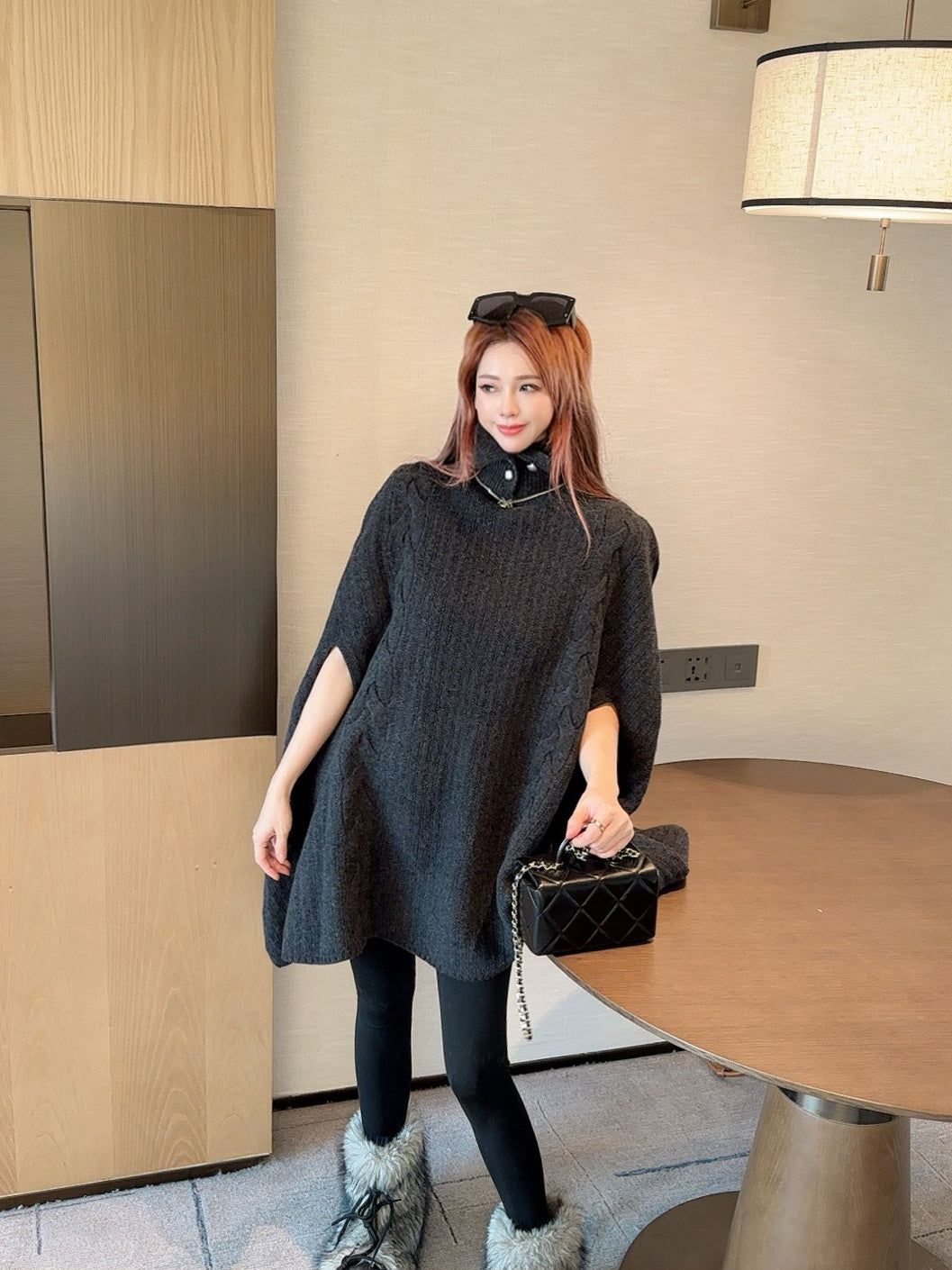 Loro 25fw wool shawl