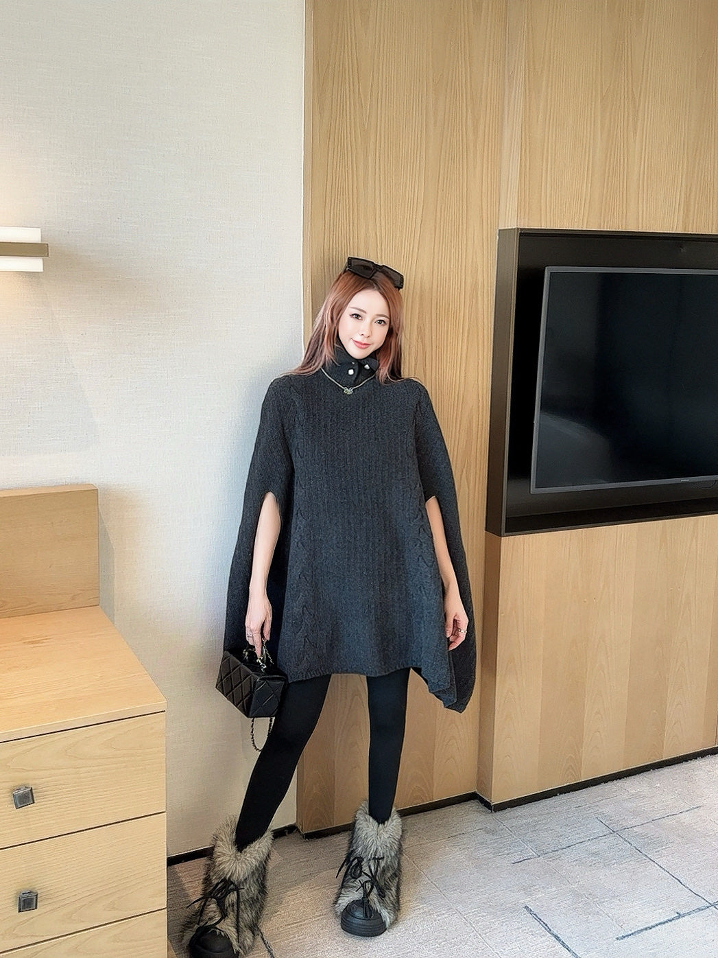 Loro 25fw wool shawl