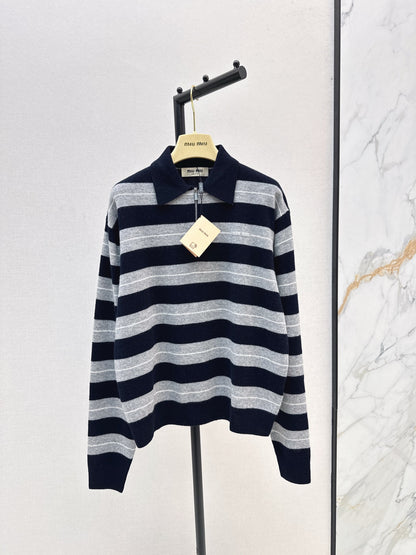 Miu 25fw knitted sweatshirts