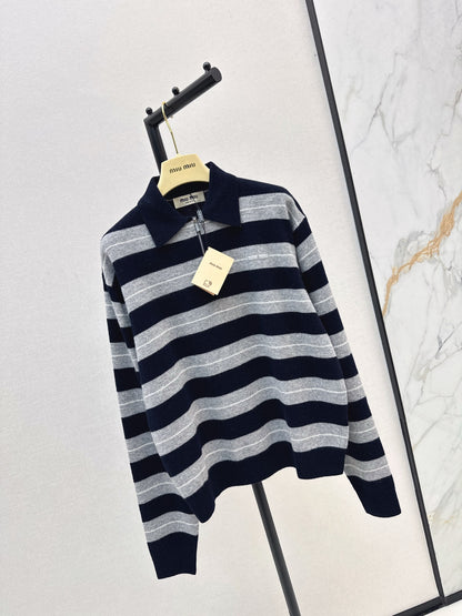 Miu 25fw knitted sweatshirts