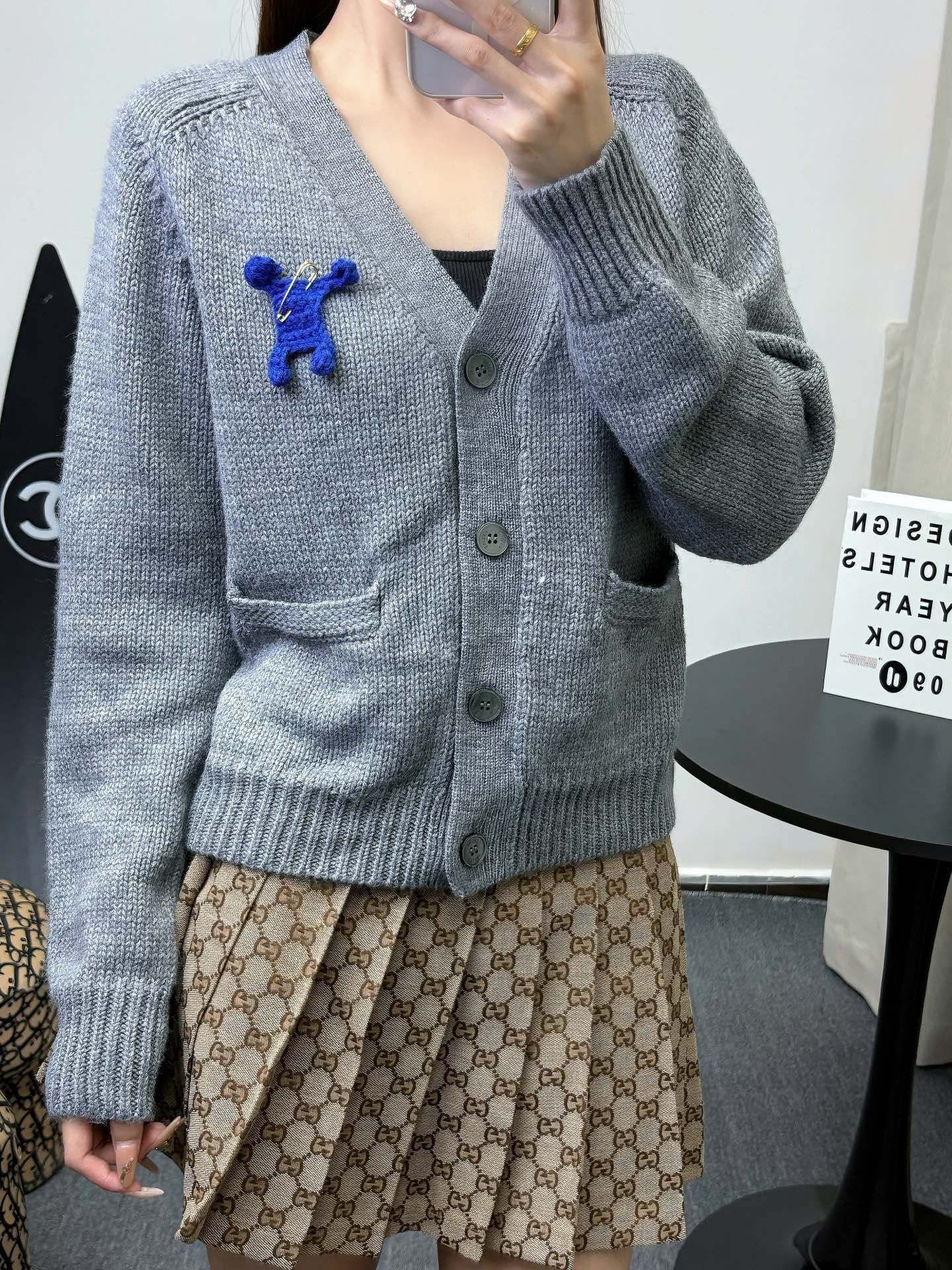 Celi 25fw knitted cardigan