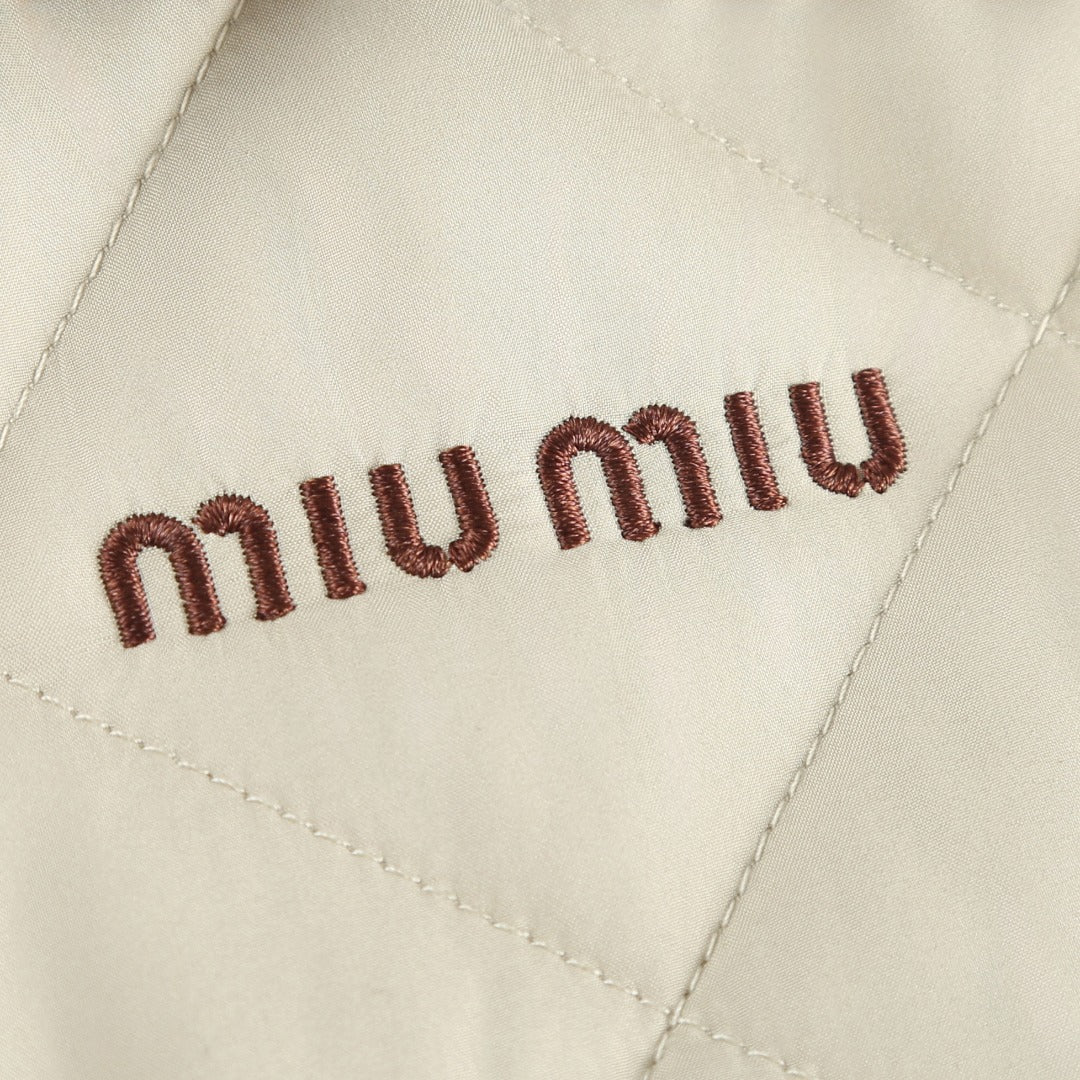Miu 25fw embroidered jacket