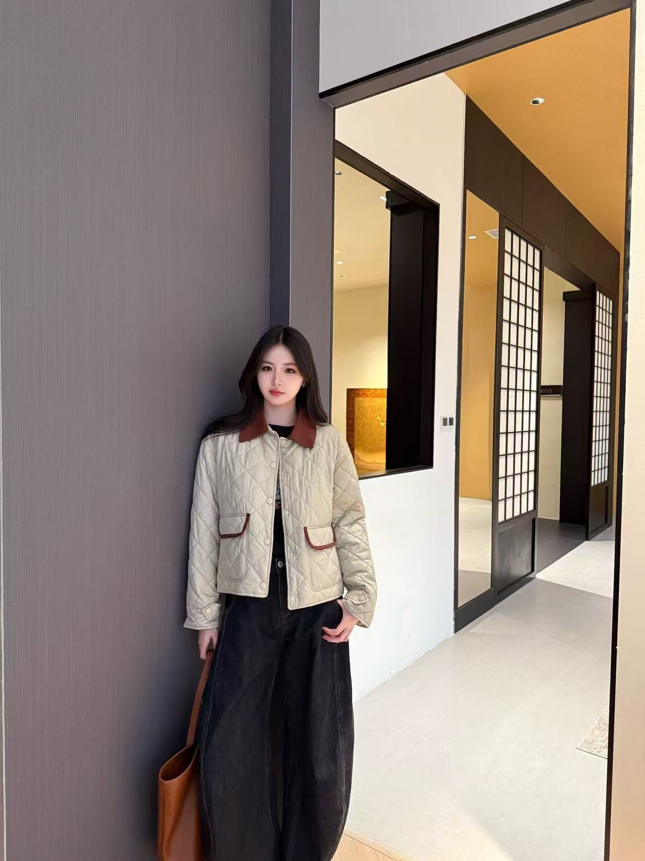 Miu 25fw embroidered jacket