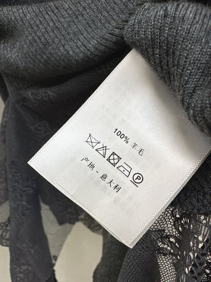 Miu 25fw lace sweater shirt