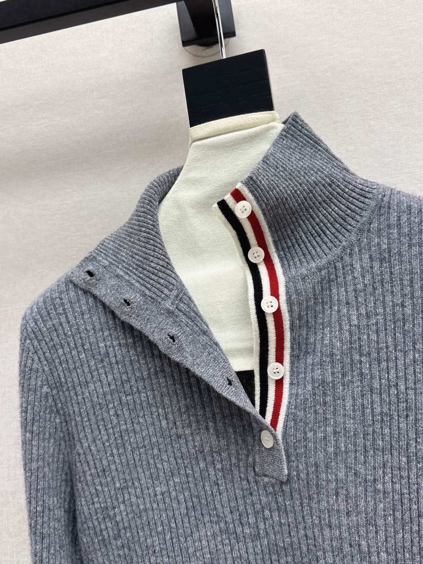 Thom 25fw knitted sweatshirts