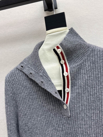 Thom 25fw knitted sweatshirts