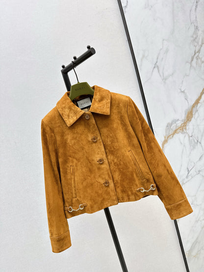 Guc 25fw leather jacket