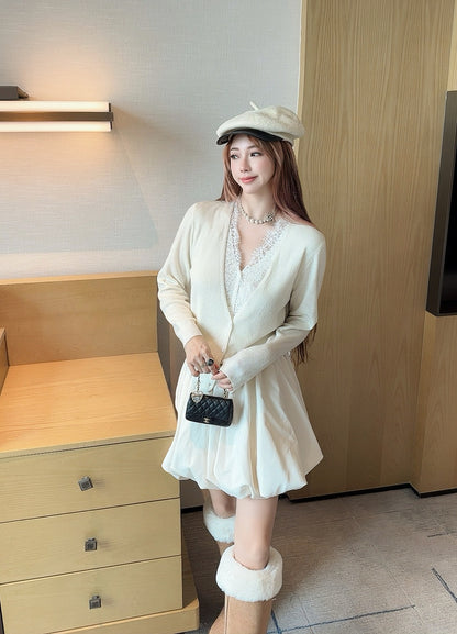 Erma 25fw lace cardigan