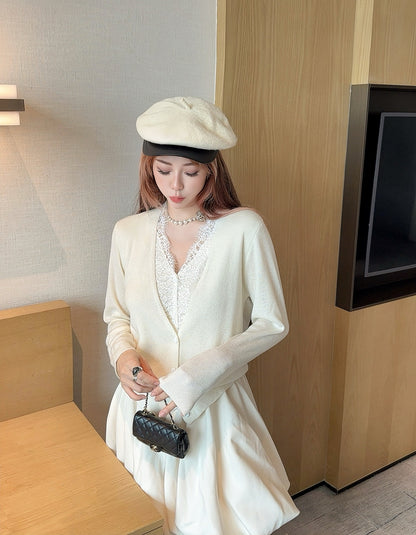 Erma 25fw lace cardigan