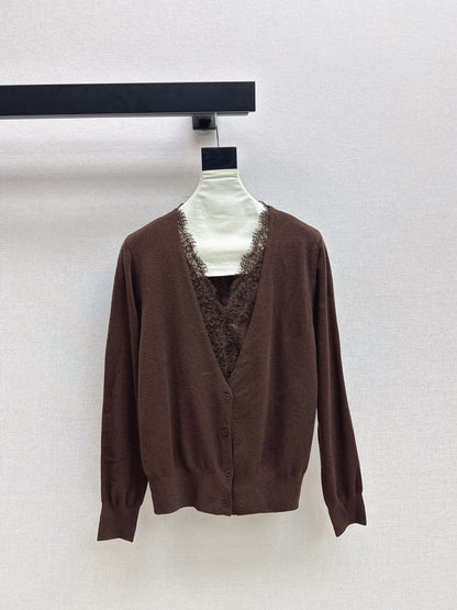 Erma 25fw lace cardigan