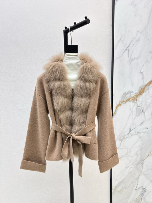 Fen 25fw knitted jacket