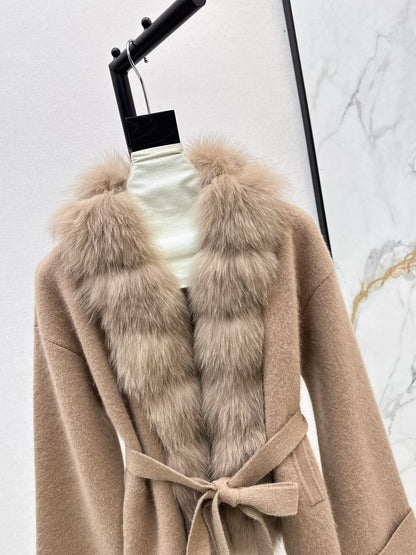 Fen 25fw knitted jacket