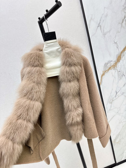 Fen 25fw knitted jacket