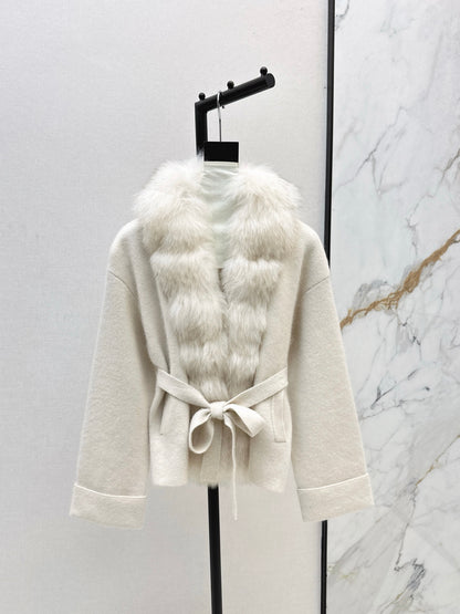 Fen 25fw knitted jacket