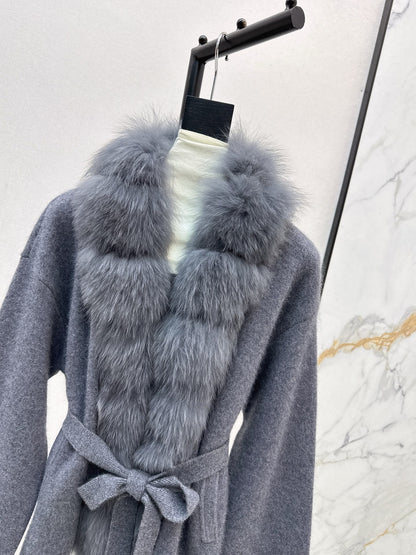Fen 25fw knitted jacket