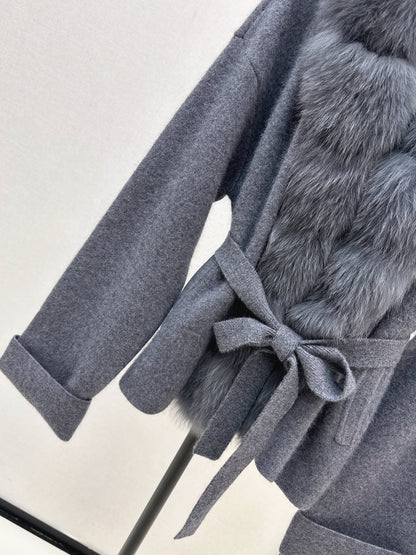 Fen 25fw knitted jacket