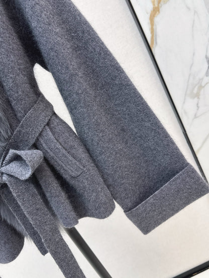 Fen 25fw knitted jacket