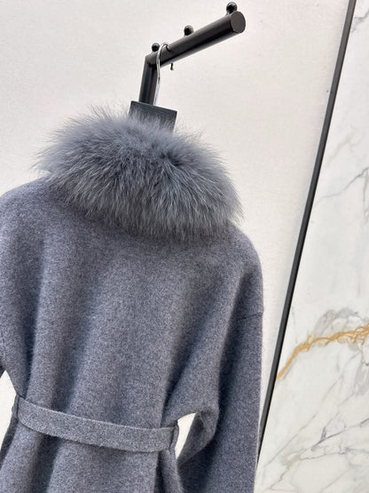 Fen 25fw knitted jacket