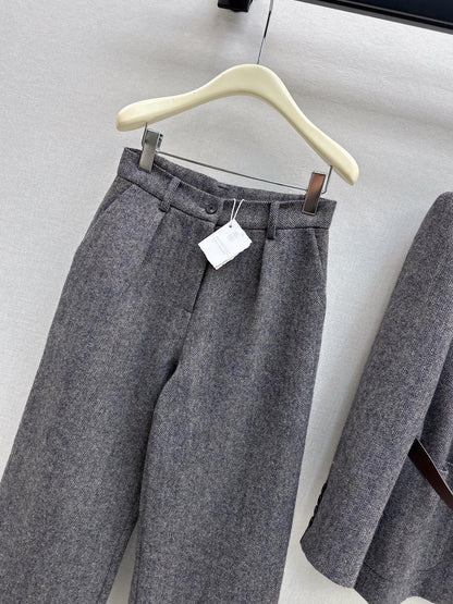 Bruun 25fw straight pants