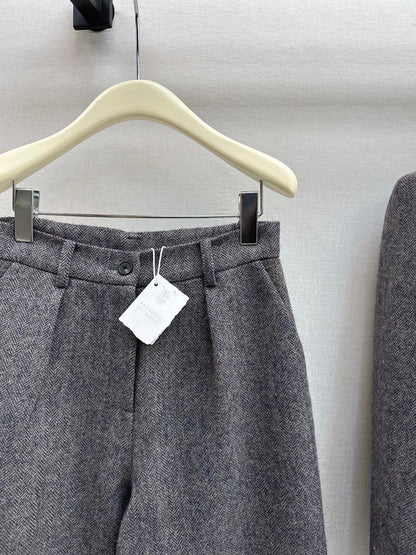 Bruun 25fw straight pants
