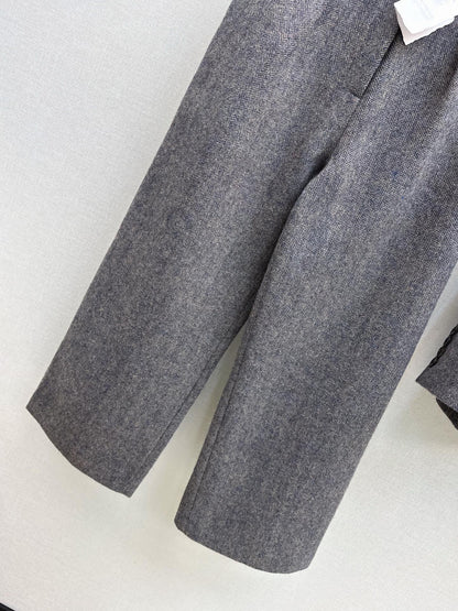 Bruun 25fw straight pants