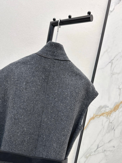 Brun 25fw sleeveless suit vest