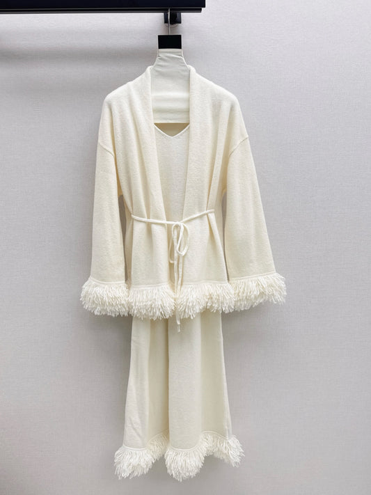 CD 25fw cardigan dress set