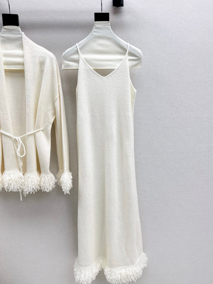 CD 25fw cardigan dress set