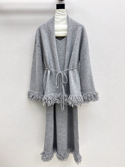 CD 25fw cardigan dress set