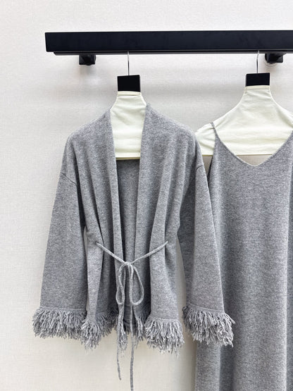 CD 25fw cardigan dress set