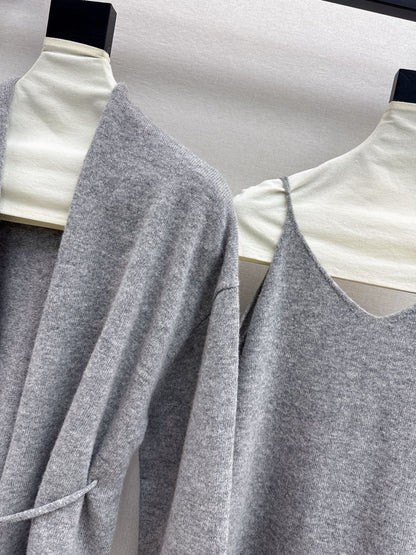 CD 25fw cardigan dress set