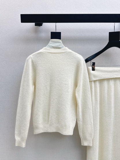 CD 25fw knitted suit