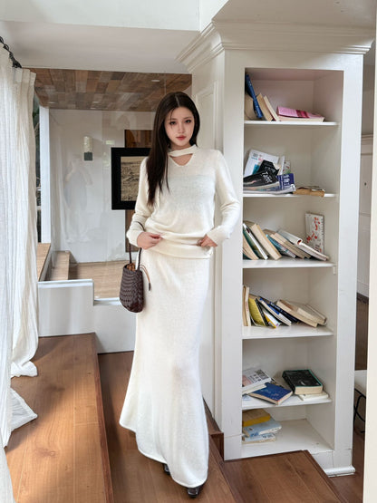 CD 25fw knitted suit