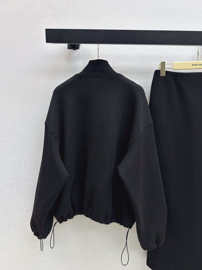 Miu 25fw hoodie skirt suit