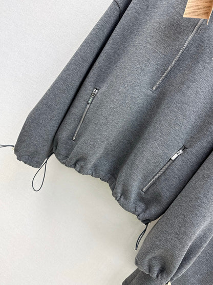 Miu 25fw hoodie skirt suit