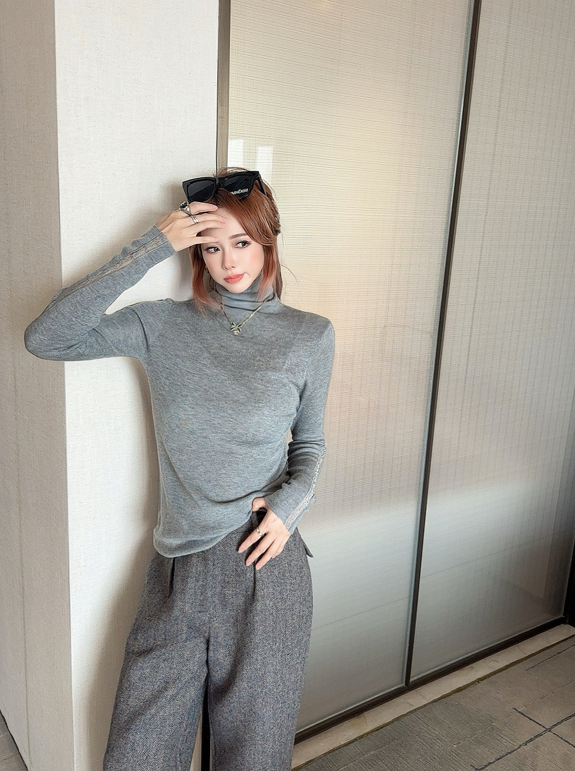 Erma 25fw lace sweatshirts