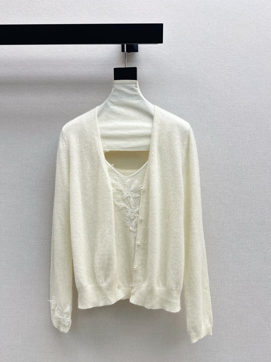 Chan 25fw cardigan vest set