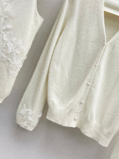 Chan 25fw cardigan vest set