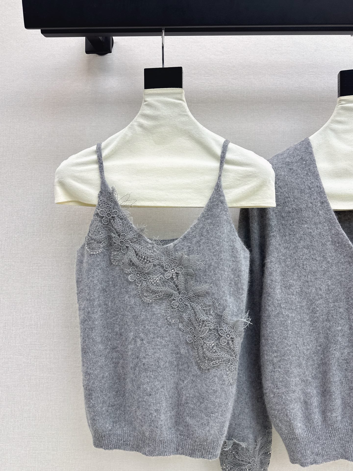 Chan 25fw cardigan vest set