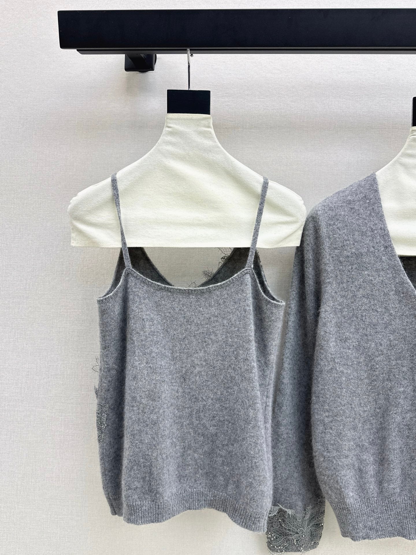 Chan 25fw cardigan vest set