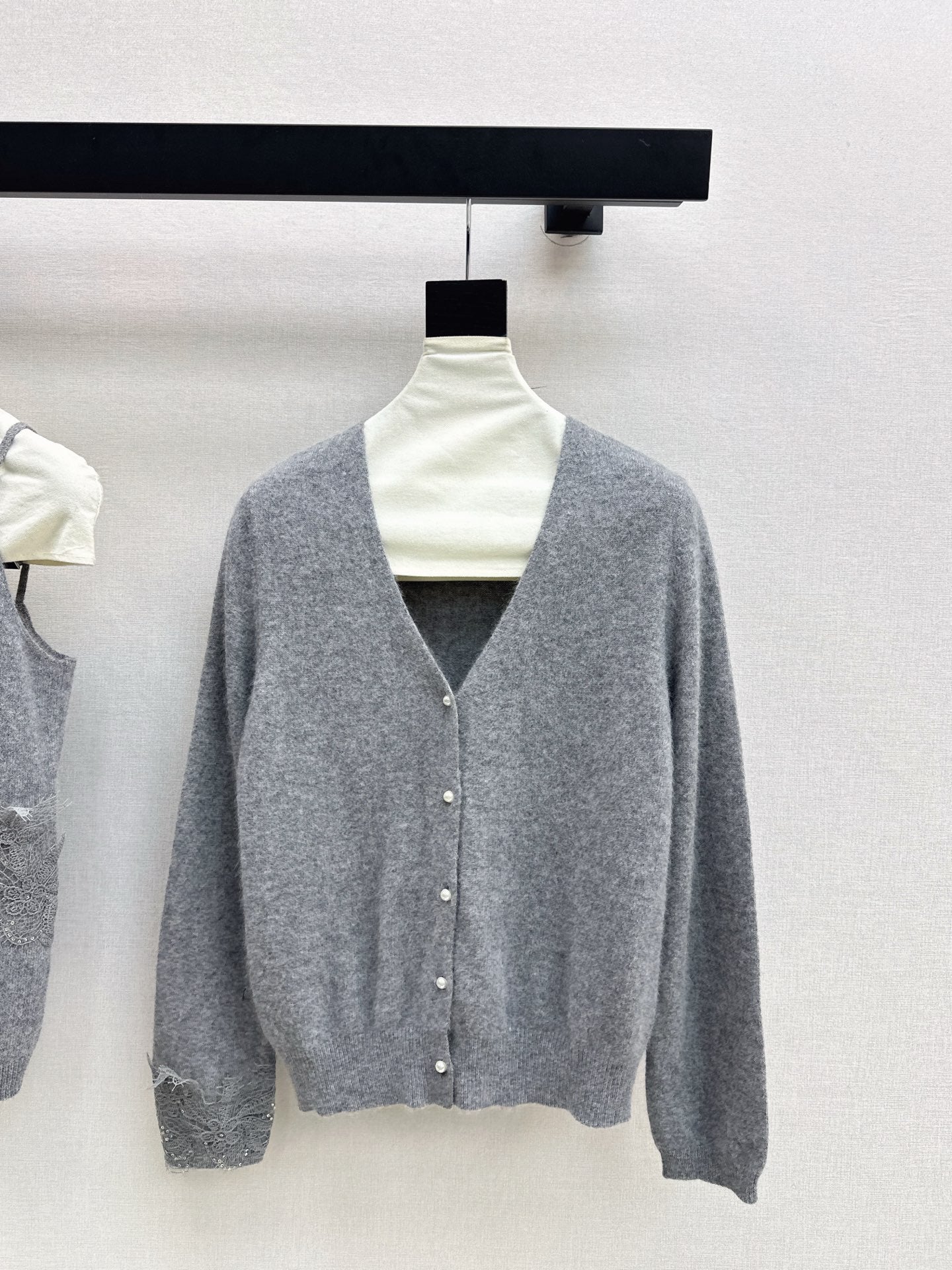 Chan 25fw cardigan vest set