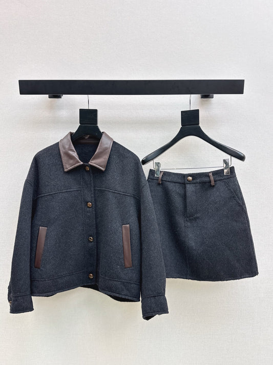 Brun 25fw wool suit