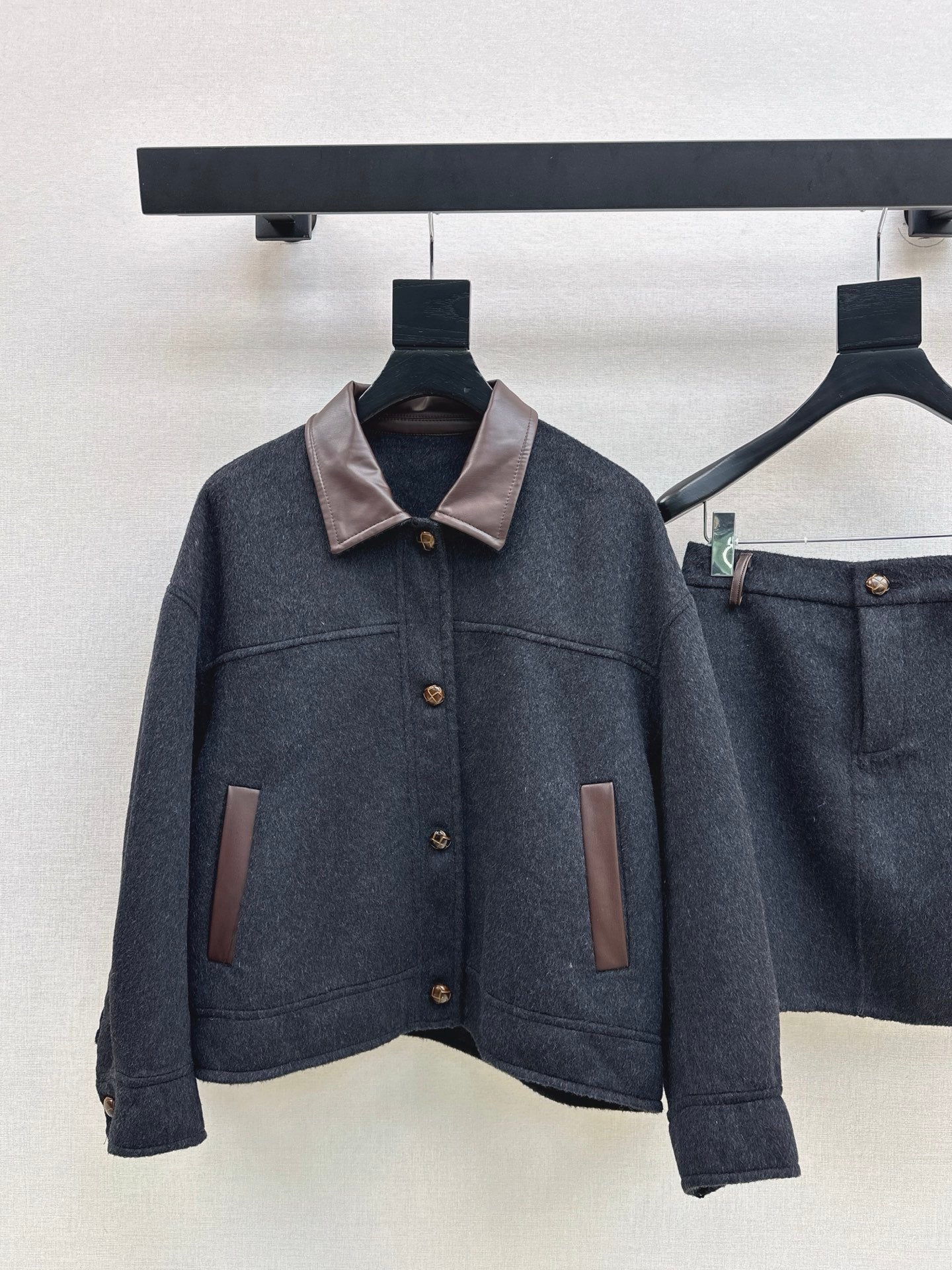 Brun 25fw wool suit