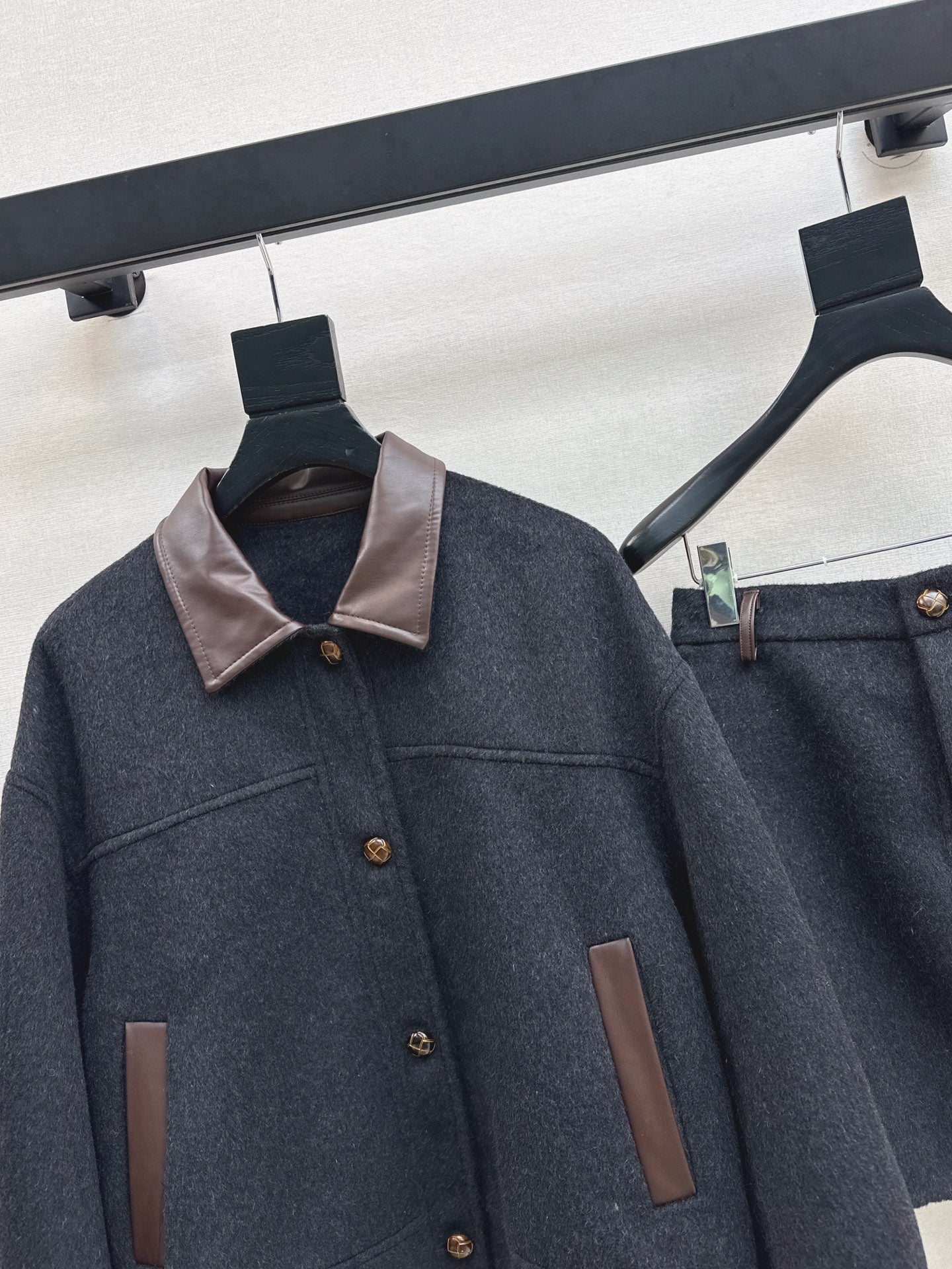 Brun 25fw wool suit