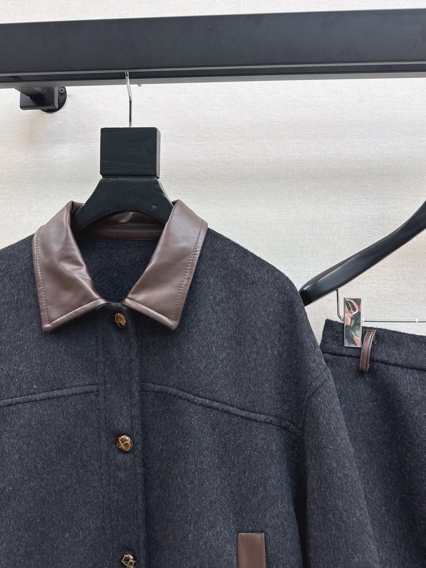 Brun 25fw wool suit