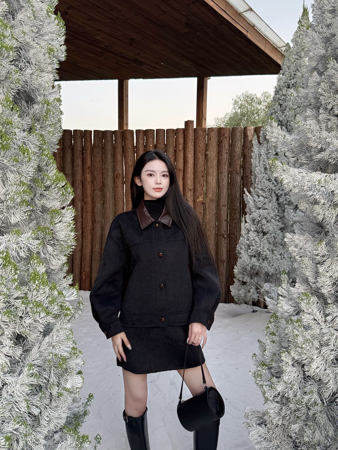 Brun 25fw wool suit