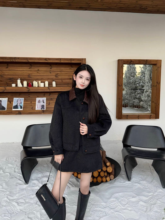 Brun 25fw wool suit