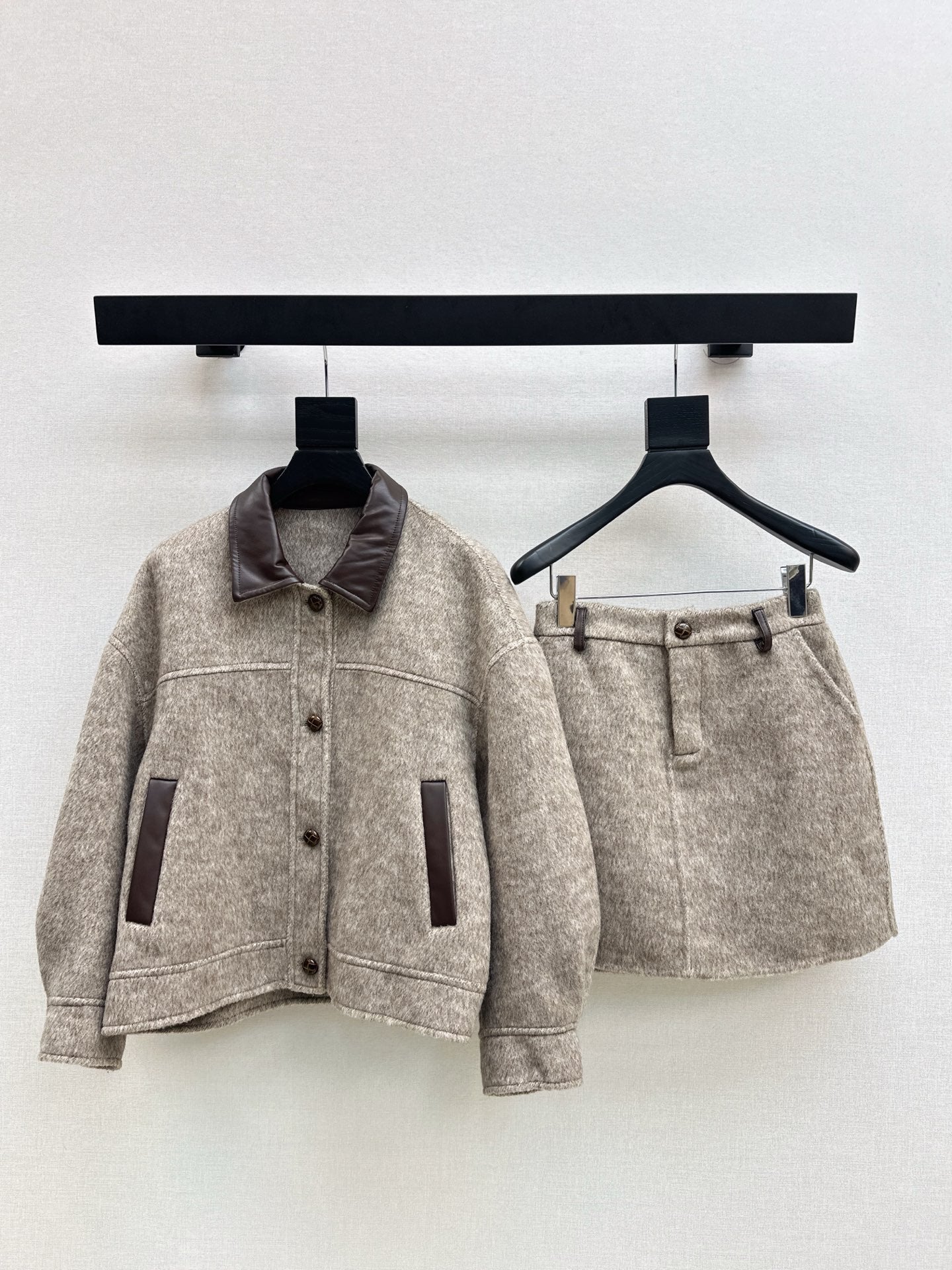 Brun 25fw wool suit